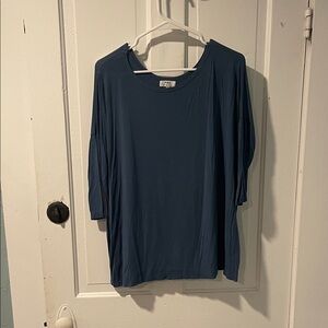 Faded Glory Women's Teal Long Sleeve Top